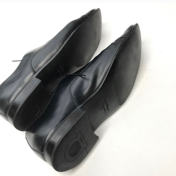 Salvatore Ferragamo Men’s calfskin tap toe oxfords 10.5 D main image 2